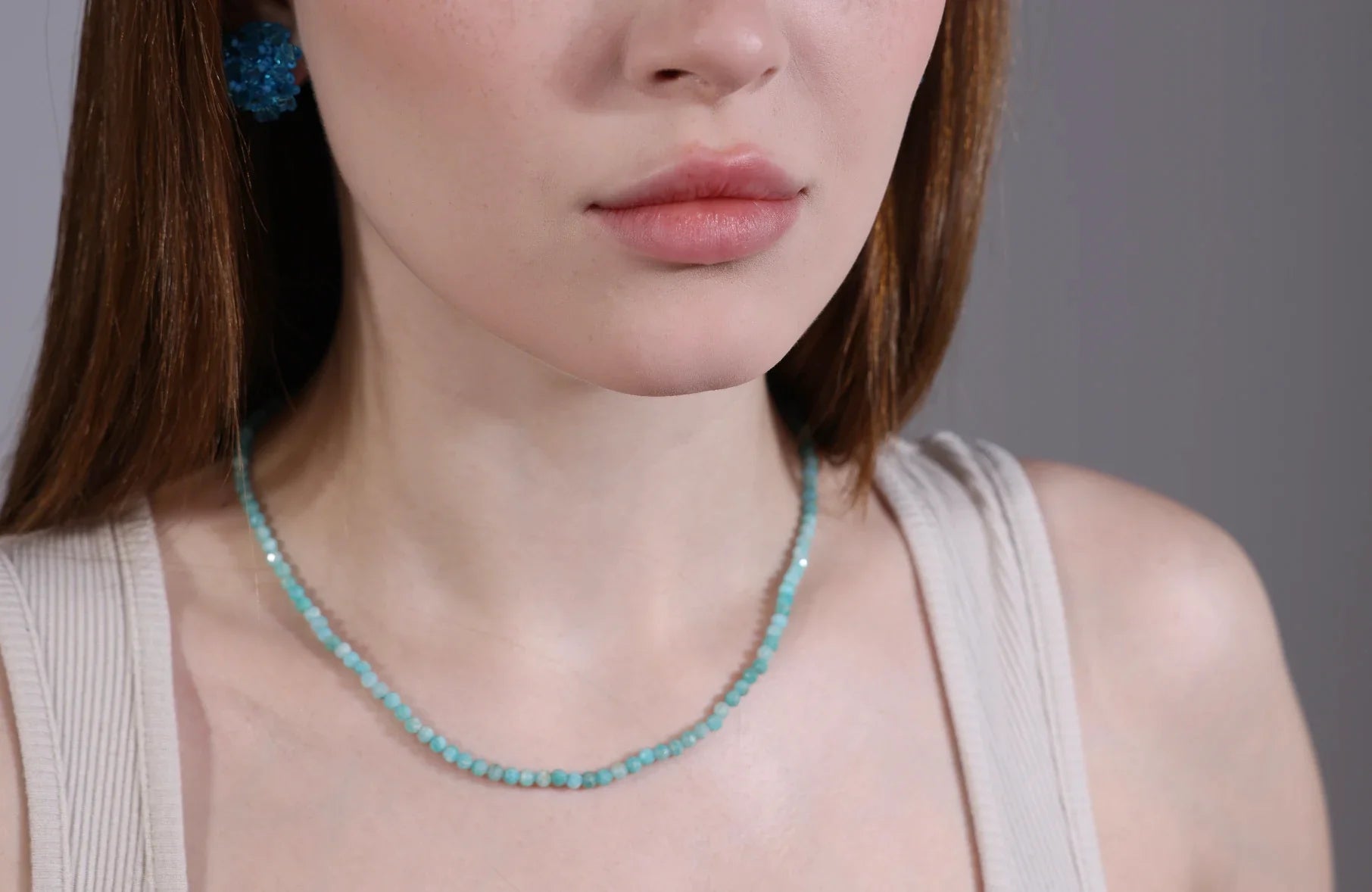 Y2K jewelry revival – black and white beaded chokers with crystal accents, trendy everyday glam styled by Velvet Luminance.