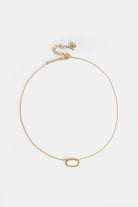 clear quartz pendant necklace with gold extender chain – Velvet Luminance